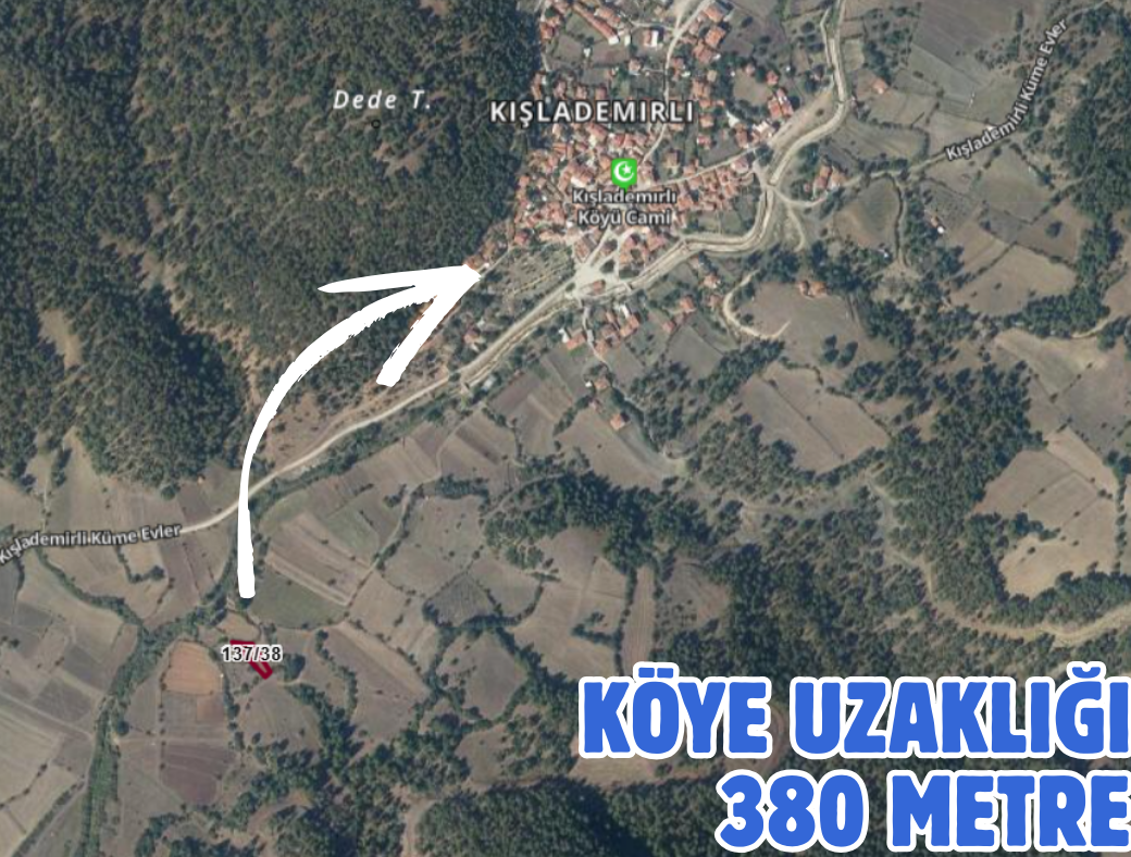 KÜTAHYA TAVŞANLI KIŞLADEMİRLİ 513 M² TARLAMIZ SATILIKTIR - KÜTAHYA TAVŞANLI fotoğraf 2